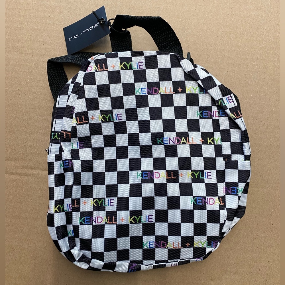 Kendall & Kylie Mini backpack Checkered